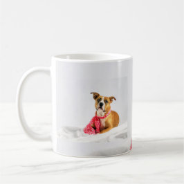 Pit Bull Puppy-Liebe in rosa XOXO Kaffeetasse