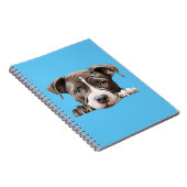 Pit Bull Puppy Notizblock (Rechte Seite)