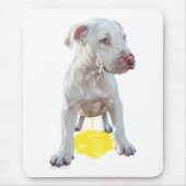 Pit Bull Puppy Piddles OOPS Mousepad (Vorne)