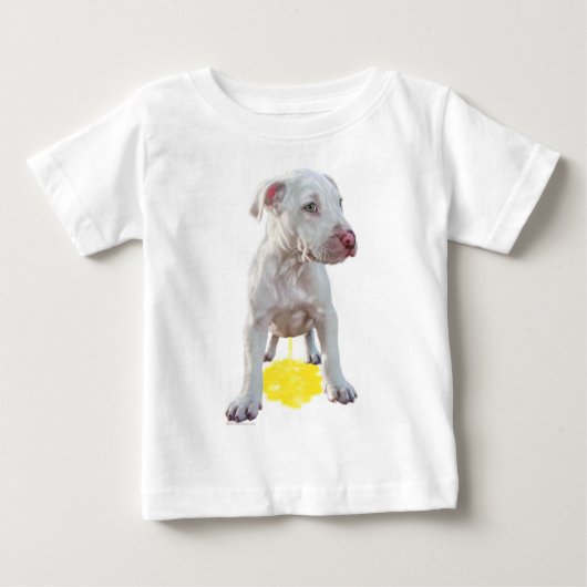Pit Bull Puppy Piddles OOPS Shirt (Vorderseite)