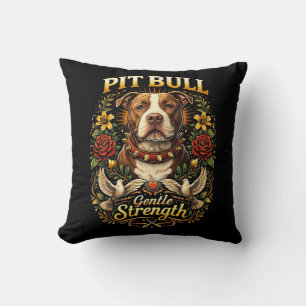 Pit Bull: Sanfte Stärke Kissen