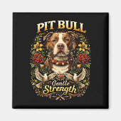Pit Bull: Sanfte Stärke Magnet (Vorne)