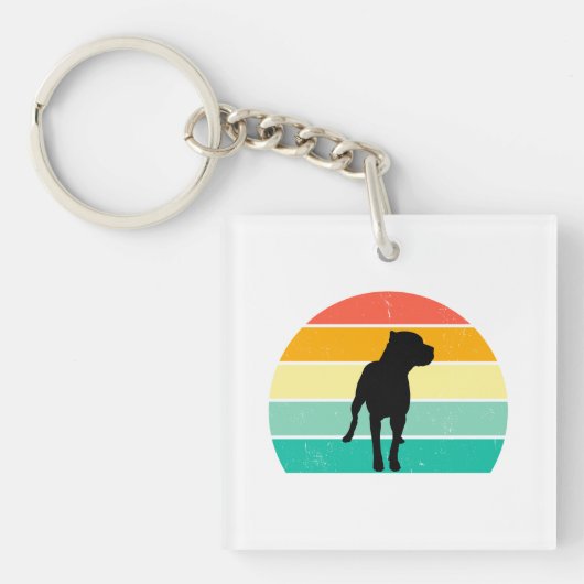 Pit Bull Schlüsselanhänger (Vorderseite)