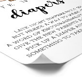 Pit Bull Spate Night Diapers Beagle Wasserfarbzeic Poster (Ecke)