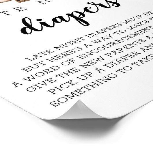 Pit Bull Spate Night Diapers Beagle Wasserfarbzeic Poster (Ecke)