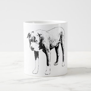 Pit Bull, steter Blick Jumbo-Tasse