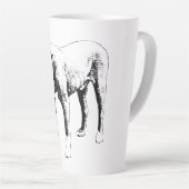 Pit Bull, steter Blick Milchtasse (Rechte Ecke)