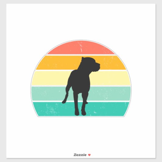 Pit Bull Sticker (Blatt)
