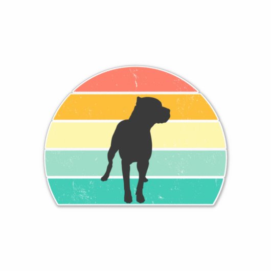 Pit Bull Sticker (Vorderseite)