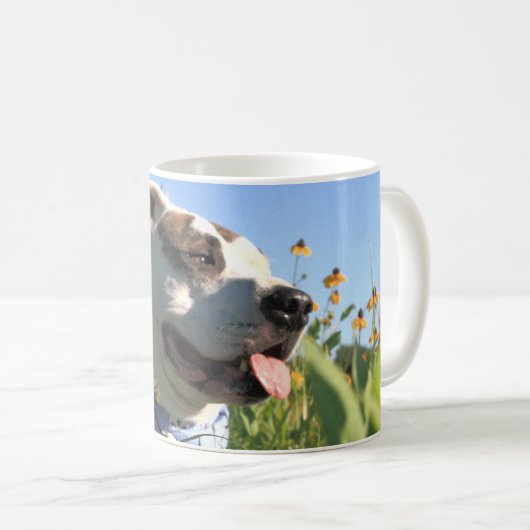 Pit Bull T-Bone-Frühjahr Kaffeetasse (VorderseiteRechts)