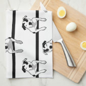 Pit Bull T-Bone Grafik Handtuch (Viertel Falte)