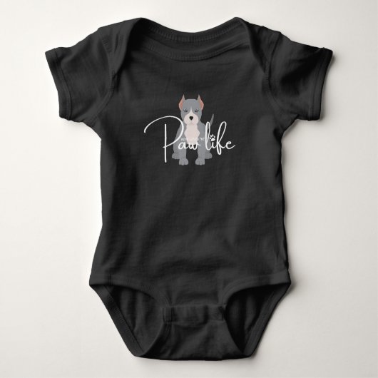 Pit bull T - Shirt Baby Bodysuit (Vorderseite)