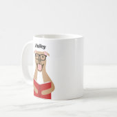 Pit Bull-Tasse Kaffeetasse (Vorderseite Links)