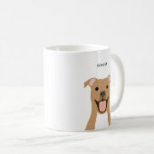 Pit Bull-Tasse Kaffeetasse (VorderseiteRechts)