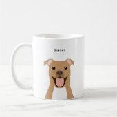 Pit Bull-Tasse Kaffeetasse (Links)