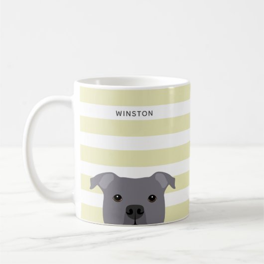 Pit Bull-Tasse Kaffeetasse (Links)