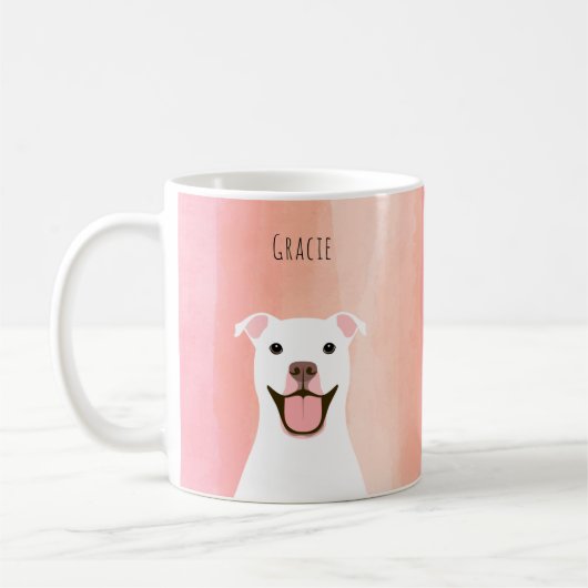 Pit Bull-Tasse Kaffeetasse (Links)