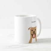 Pit Bull-Tasse Kaffeetasse (VorderseiteRechts)