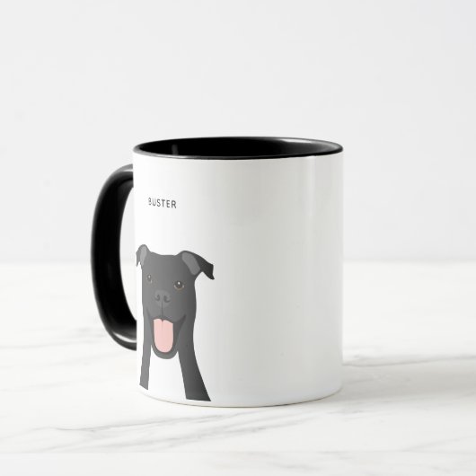 Pit Bull-Tasse Tasse (Vorderseite Links)