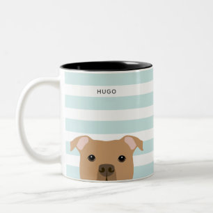 Pit Bull-Tasse Zweifarbige Tasse