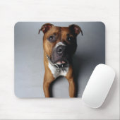 Pit Bull Terrier belagern Mousepad (Mit Mouse)