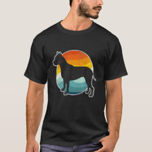 Pit Bull Terrier Dog Vintag Mother Vater Dog T-Shirt