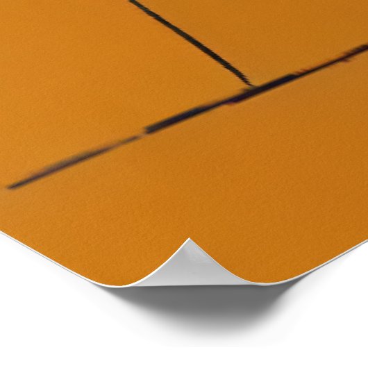 Pit Bull Terrier im Park | AI Art Poster (Ecke)