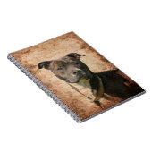 Pit Bull Terrier Notizblock (Rechte Seite)