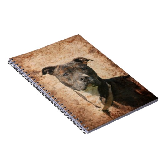 Pit Bull Terrier Notizblock (Rechte Seite)