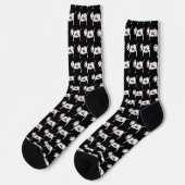 Pit Bull Terrier Socken (Linkes Detail)