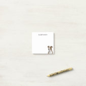 Pit Bull Type Dog Post-it Klebezettel (Auf Schreibtisch)