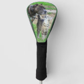 Pit Bull und Cat Golf Headcover (Vorderseite)
