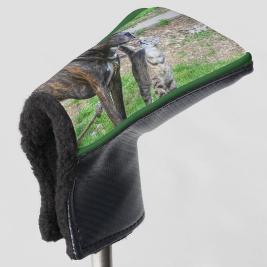 Pit Bull und Cat Golf Headcover (3/4 Vorderseite)