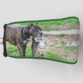 Pit Bull und Cat Golf Headcover (Vorderseite)