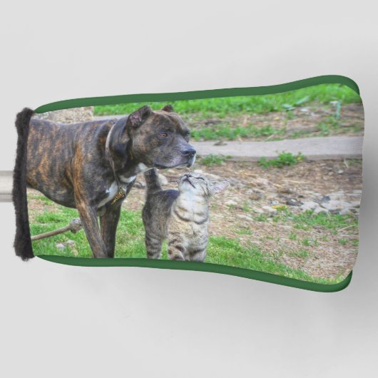 Pit Bull und Cat Golf Headcover (Vorderseite)