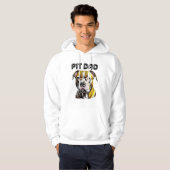Pit Bull Vater | Hunde Lover Hoodie (Vorne ganz)