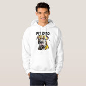 Pit Bull Vater | Hunde Lover Hoodie (Vorne ganz)