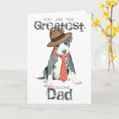 Pit Bull Vater Karte (Gelbe Blume)