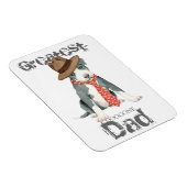 Pit Bull Vater Magnet (Rechte Seite)