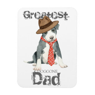 Pit Bull Vater Magnet
