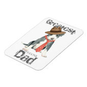 Pit Bull Vater Magnet (Linke Seite)