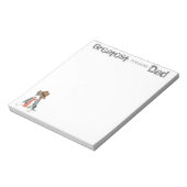 Pit Bull Vater Notizblock (Rotiert)