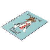 Pit Bull Vater Notizblock (Linke Seite)