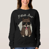 Pit Bull Vater Sweatshirt (Vorderseite)