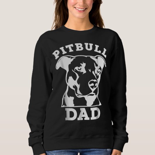 Pit Bull Vater Sweatshirt (Vorderseite)