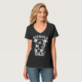 Pit Bull Vater T-Shirt (Vorderseite Vollansicht)