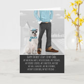 Pit Bull vom Hundetag-Funny Karte (Gelbe Blume)