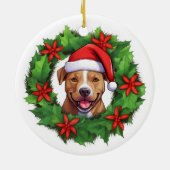 Pit Bull Weihnachtsschmuck (Hinten)