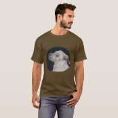 Pit bull Welppy Portrait T-Shirt (Vorne ganz)
