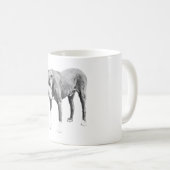 Pit Bull Winter Morning Tasse (VorderseiteRechts)